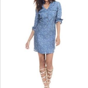 Denim Shirtdress Blush Wash